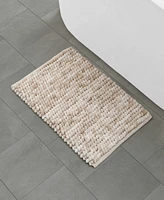 French Connection Space Dye Chunky Chenille Bath Rug