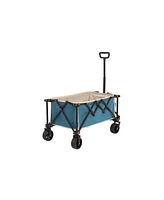 Folding Wagon Cart with All-Terrain Wheels