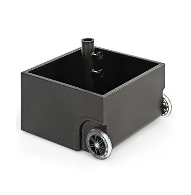150 Pounds Patio Umbrella Base Stand Wheels Planter Outdoor