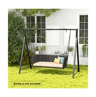 Patio Metal Swing Stand with A-Shaped Structure