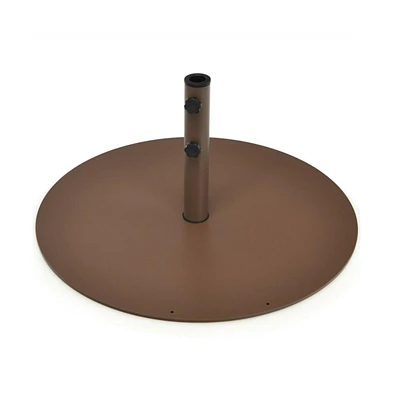 29.5 Inch Outdoor Steel Umbrella Base Stand for Backyard and Poolside