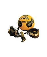 Amber Fight Gear Soccer Football Kick Throw Solo Trainer Practice Training Aide with Adjustable Waist Belt