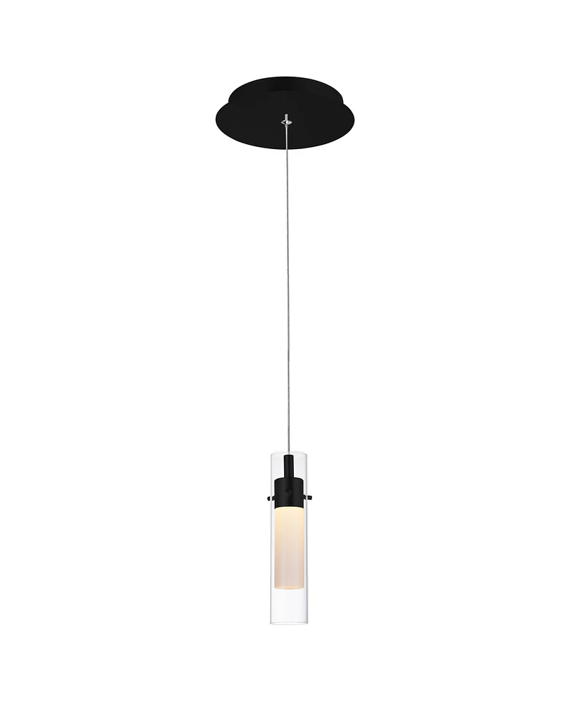 Cwi Lighting 10.5" Metal Olinda Led Integrated Mini Pendant