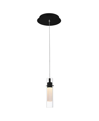 Cwi Lighting 10.5" Metal Olinda Led Integrated Mini Pendant