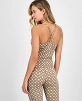 Guess Women's Peony Logo Strappy Tank