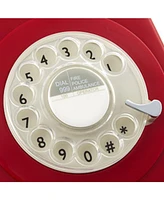 Gpo Retro GPO746RRD 746 Desktop Rotary Dial Telephone - Red