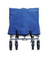 Collapsible Wagon Cart with Wheels & Drink Holders