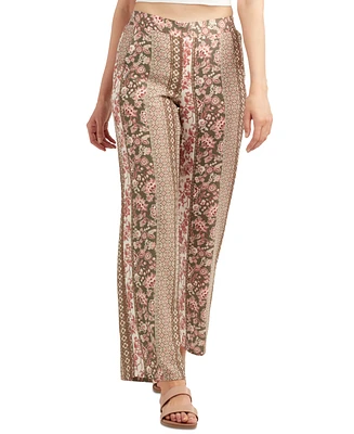 Bcx Juniors' Printed Pull-On Pants