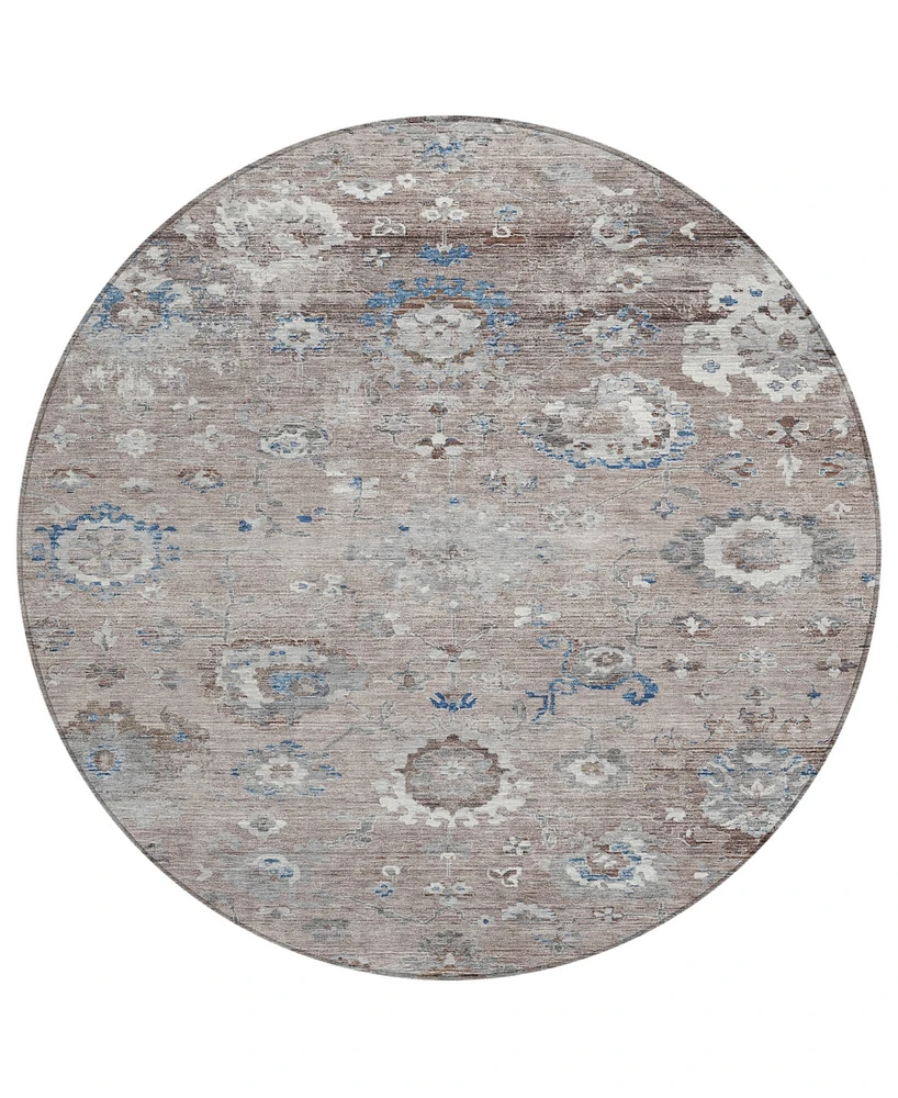 Addison Chantille Machine Washable ACN1374 8'x8' Round Area Rug