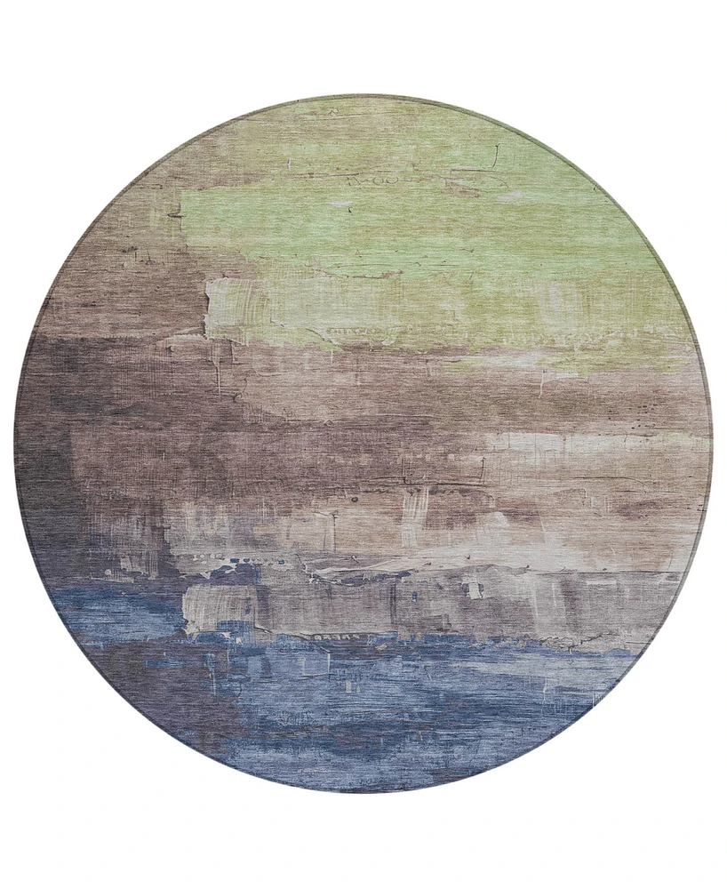 Addison Chantille Machine Washable ACN1478 8'x8' Round Area Rug