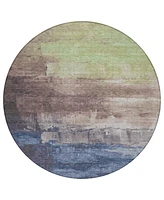 Addison Chantille Machine Washable ACN1478 8'x8' Round Area Rug