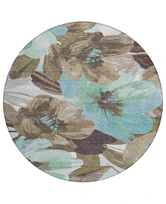 Addison Chantille Machine Washable ACN1487 8'x8' Round Area Rug