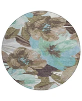 Addison Chantille Machine Washable ACN1487 8'x8' Round Area Rug