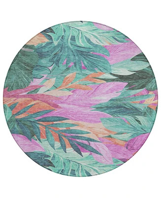 Addison Chantille Machine Washable ACN1498 8'x8' Round Area Rug