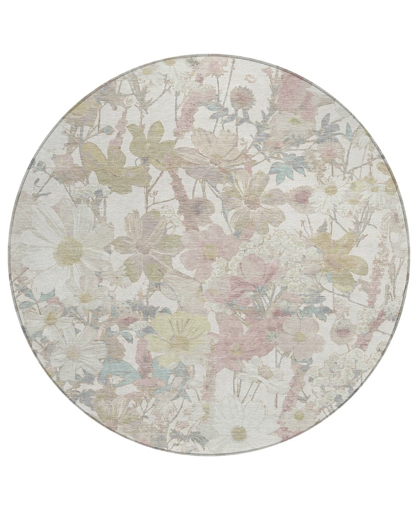 Addison Chantille Machine Washable ACN1508 8'x8' Round Area Rug