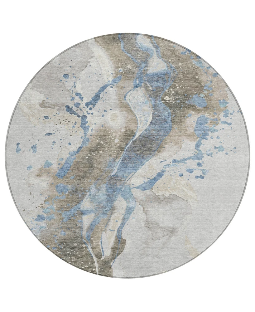 Addison Chantille Machine Washable ACN1528 8'x8' Round Area Rug