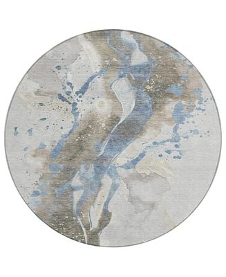 Addison Chantille Machine Washable ACN1528 8'x8' Round Area Rug