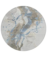 Addison Chantille Machine Washable ACN1528 8'x8' Round Area Rug