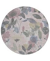 Addison Chantille Machine Washable ACN1550 8'x8' Round Area Rug