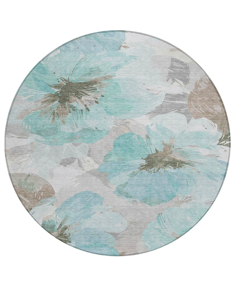 Addison Chantille Machine Washable ACN1558 8'x8' Round Area Rug
