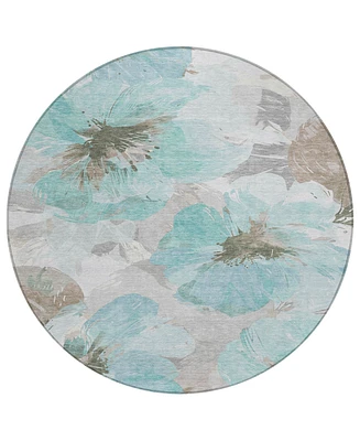 Addison Chantille Machine Washable ACN1558 8'x8' Round Area Rug