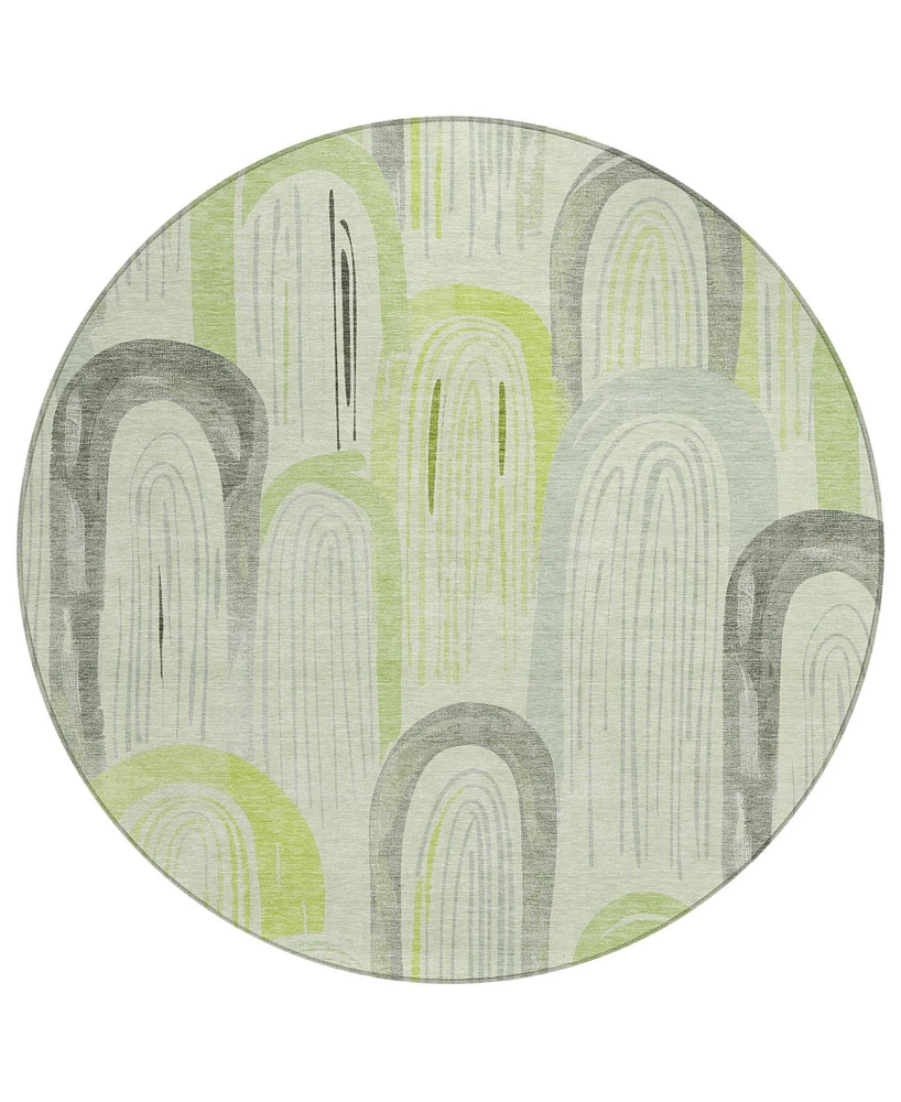 Addison Chantille Machine Washable ACN1588 8'x8' Round Area Rug