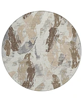 Addison Chantille Machine Washable ACN1598 8'x8' Round Area Rug
