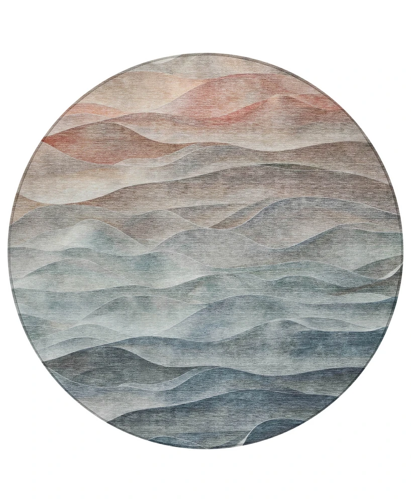 Addison Chantille Machine Washable ACN1618 8'x8' Round Area Rug