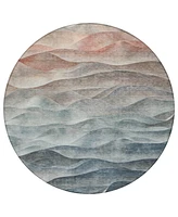 Addison Chantille Machine Washable ACN1618 8'x8' Round Area Rug