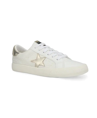 Grande - White Gold Pearls Pop Women's's Sneaker by Vintage Havana