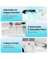 13000 Btu(Ashrae) Portable Air Conditioner with App and Heater