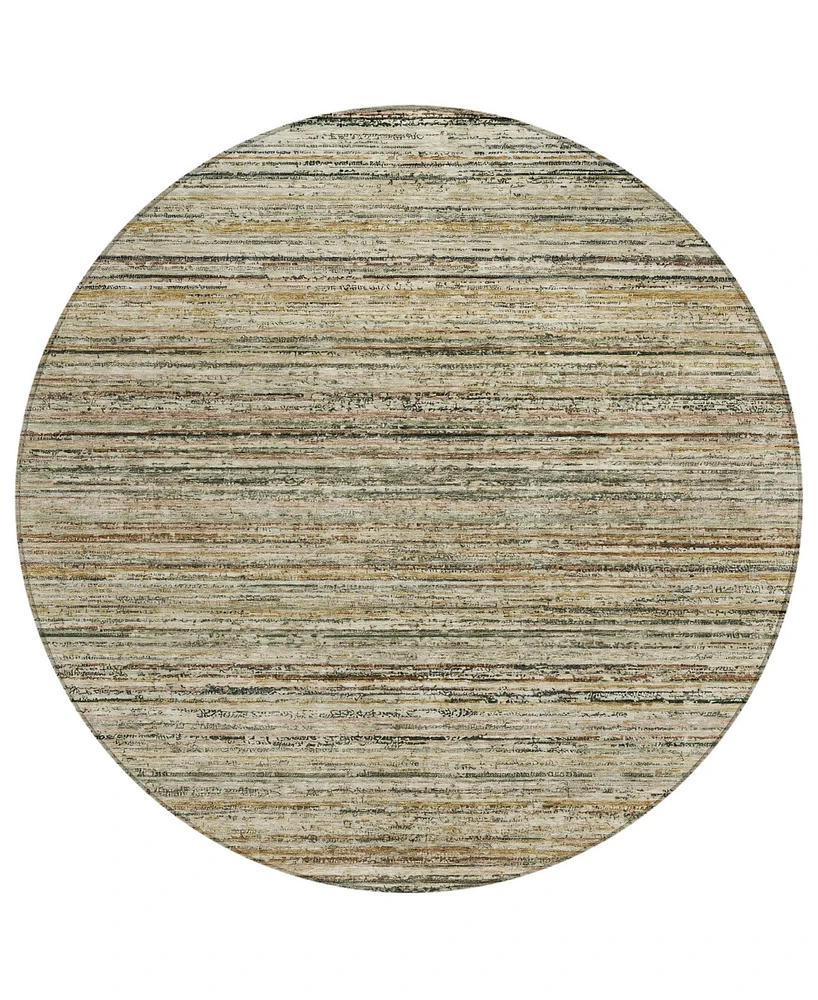 Addison Chantille Machine Washable ACN1239 8'x8' Round Area Rug