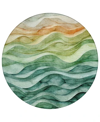 Addison Chantille Machine Washable ACN1242 8'x8' Round Area Rug