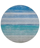 Addison Chantille Machine Washable ACN1252 8'x8' Round Area Rug