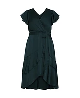 City Chic Plus Flirty Jen Maxi Dress