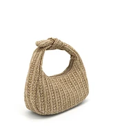 Like Dreams Aimee Small Straw Top Handle Bag