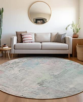 Addison Chantille Machine Washable ACN1233 8'x8' Round Area Rug