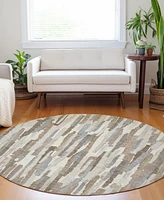 Addison Chantille Machine Washable ACN1316 8'x8' Round Area Rug