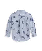 Polo Ralph Lauren Toddler and Little Boys Oxford Graphic Shirt