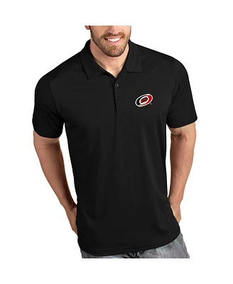 Antigua Men's Black Carolina Hurricanes Tribute Polo Shirt