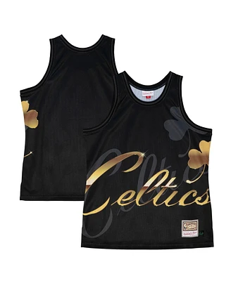 Mitchell & Ness Men's Black Boston Celtics Big Face 4.0 Fashion Tank Top
