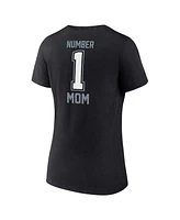 Fanatics Women's Black Las Vegas Raiders Plus Mother's Day 1 Mom V-Neck T-Shirt