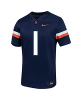 Nike Men's 1 Navy Virginia Cavaliers Untouchable Football Jersey