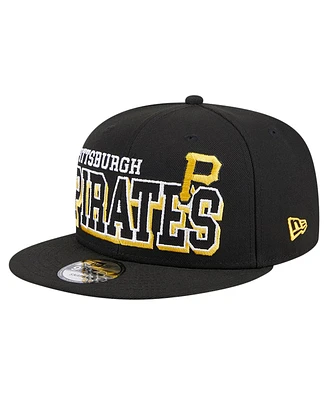 New Era Men's Black Pittsburgh Pirates Game Day Bold 9FIFTY Snapback Hat