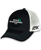 Checkered Flag Sports Men's and Women's Black Brad Keselowski BuildSubmarines.com Sponsor Trucker Adjustable Hat