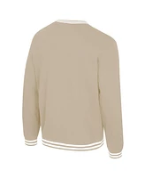 Stadium Essentials Men's and Women's Tan Indiana Fever Club Level Chenille Pullover Sweatshirt