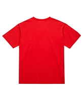 Mitchell & Ness Men's Red Georgia Bulldogs Big Tall Fade Away Premium T-Shirt