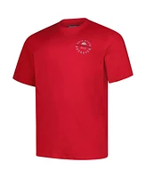 Fanatics Men's Scarlet Ohio State Buckeyes Big Tall Fast Break 2 Hit T-Shirt