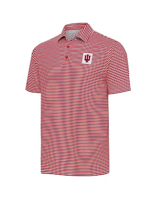 Antigua Men's Crimson Indiana Hoosiers Skills Polo Shirt