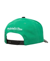 Mitchell & Ness Men's Kelly Green/Black Boston Celtics May Flowers Adjustable Hat